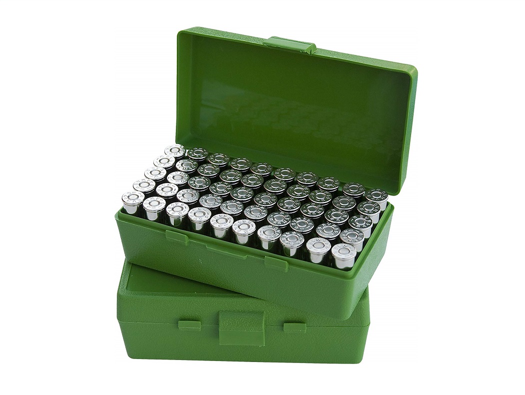 MTM P50-32 Flip-Top Munitie Bewaardoos GROEN inhoud 50